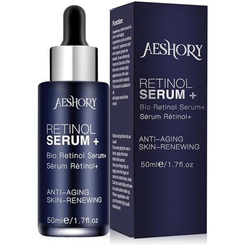 AESHORY Retinol Sérum 50ML para Cara/Cuello/Ojos,