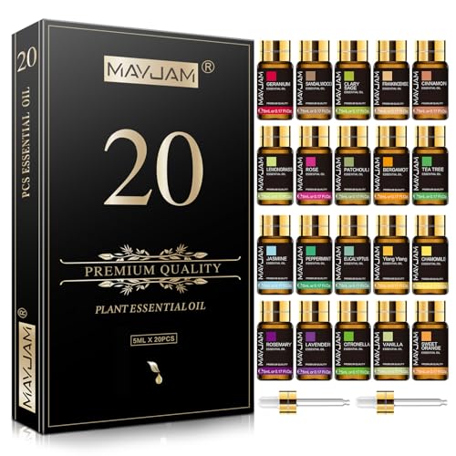 MAYJAM Juego De Aceites Esenciales 20pcs, Set De