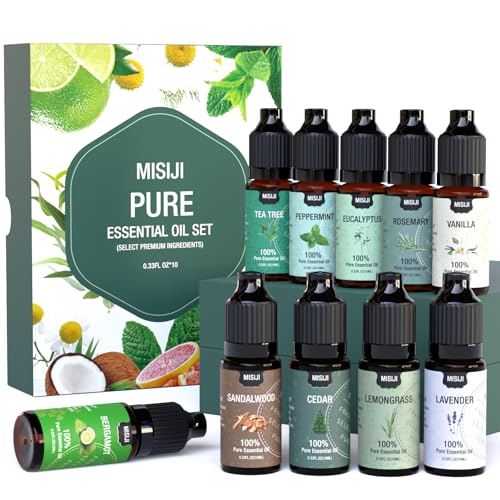 MISIJI Aceites Esenciales Set 10 Esencias-Aceites