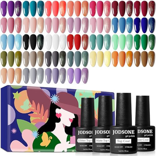 JODSONE 32 colores Kit de esmalte de gel Esmalte