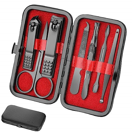 Juego de manicura 8 en 1 portátil de viaje