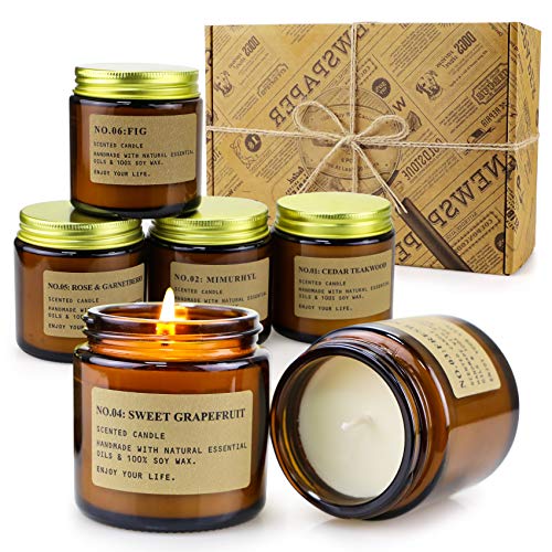 Juego de Velas Perfumadas de de Aromaterapia, 6