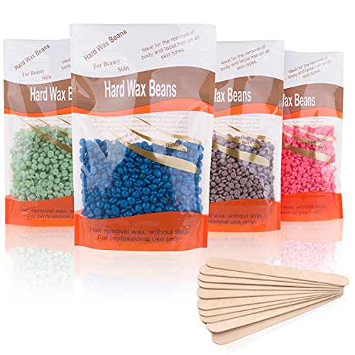 Perlas de cera para depilación de cera, 400 g de