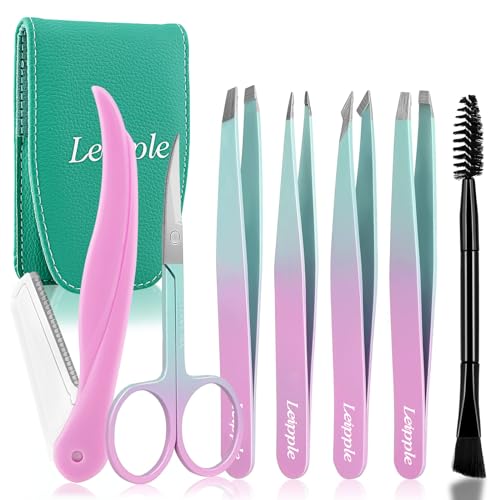 Pinzas Depilar 7Pcs Para Mujer - Set de Pinzas de