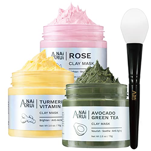 ANAiRUi 3 in 1 Mascarilla Facial Cúrcuma Vitamina