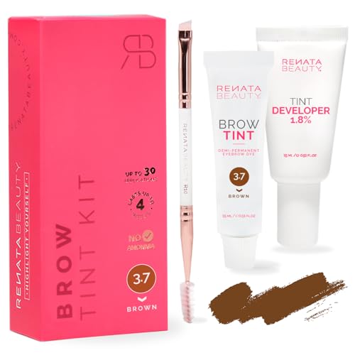 Renata Beauty Kit de Tinte de Cejas - Kit Completo