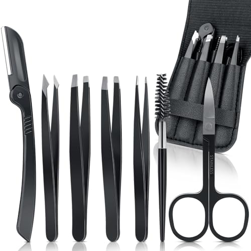 Pinzas Depilar Profesionales, Romon 7 Set Pinzas