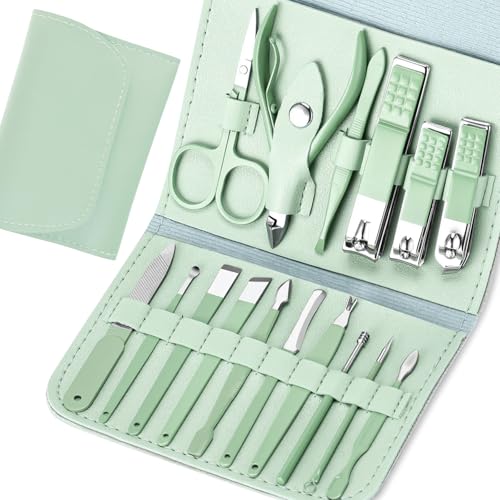 START MAKERS Kit Manicura Profesional 16 en 1,Set