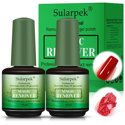 Sularpek 2 Pcs Removedor Esmalte Permanente, Quita