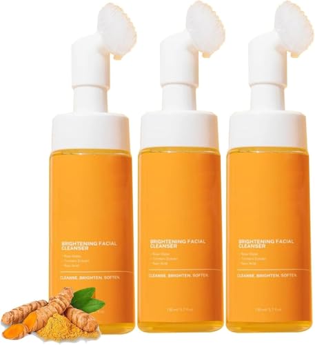 sjfscqr Limpiador Facial de cúrcuma, Limpiador