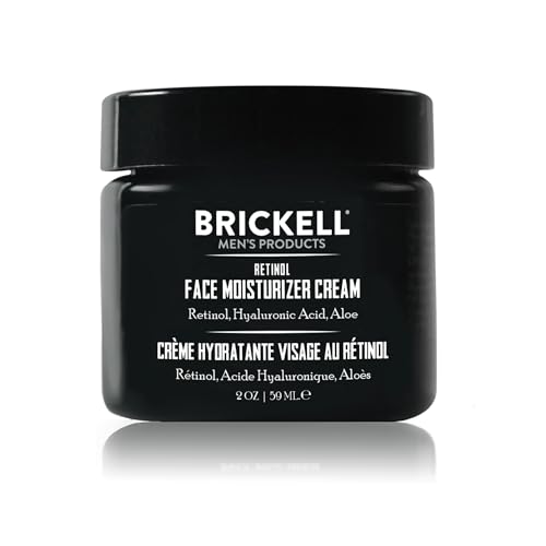 Brickell Men's Crema Hidratante Facial con Retinol