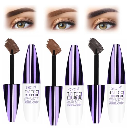 Easy Peel Brow Gel, resistente al agua y al sudor,
