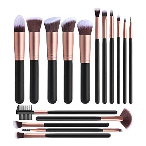 Feiyxu - Juego de 16 brochas de maquillaje