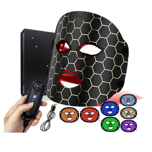Máscara LED Facial, Quellsotty Máscara Facial LED