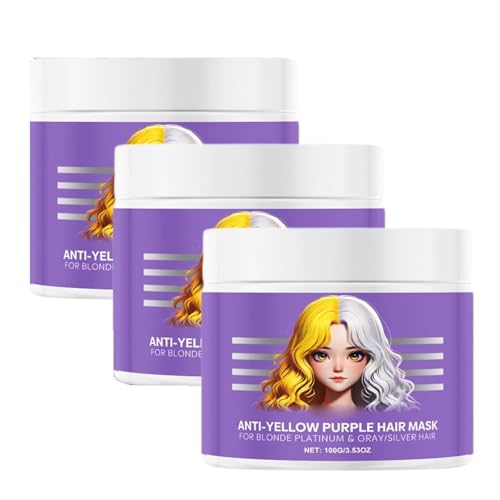 Mascarilla capilar morada antiamarilleo,