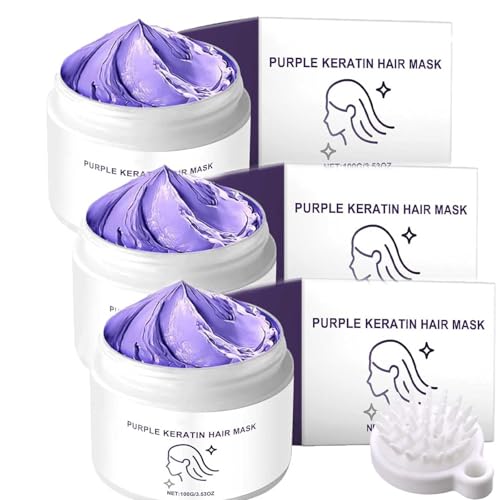 Mascarilla Capilar de Keratina Morada Detroitrain,