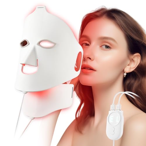 Mascarillas faciales LED Terapia de Luz,Silicona