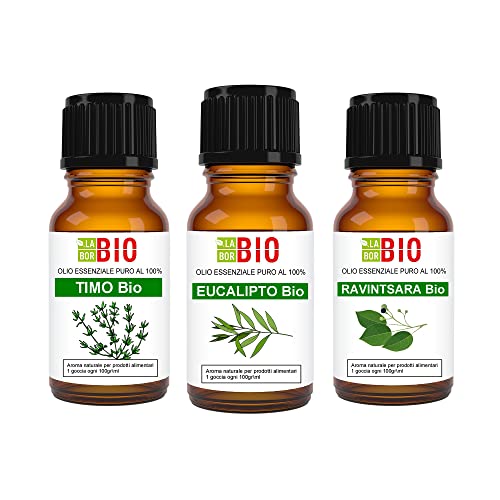Set Eucalipto - Tomillo - Ravintsara Bio Aceite