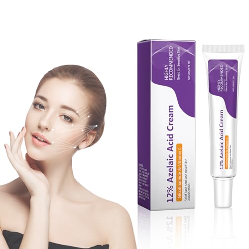 Suero Facial 12% Ácido Azelaico, Crema Antiacné