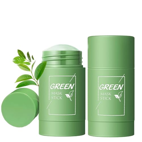 2PCS Green Stick Mask, Mascarilla en Barra de Té