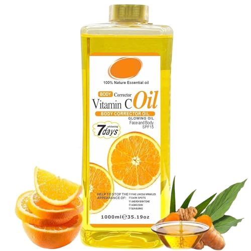 Aceite corporal con vitamina C de 1000 ml,