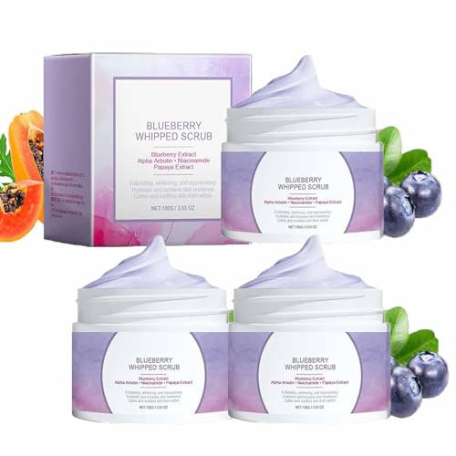 Adorn Blueberry Whipped Scrub, Crema Exfoliante de