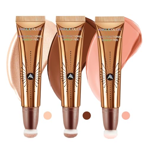 Anglicolor 3 Pcs Contorno Maquillaje En Barra,