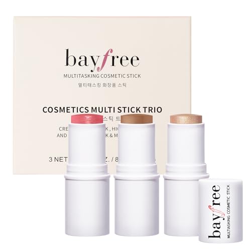 bayfree 3 PCS Makeup Cream Contour Stick Set,