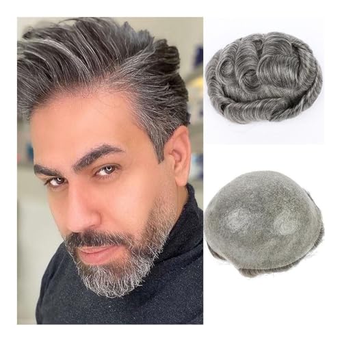 Cabello masculino Peluquín de cabello humano for