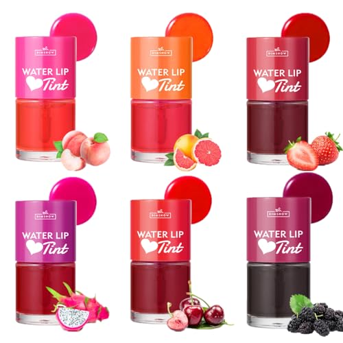 Baorder Juego de manchas de tinta de labios de 6
