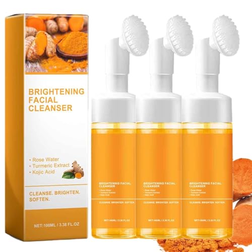 Limpiador facial de cúrcuma, limpiador facial
