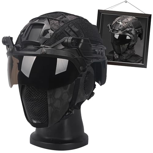 Conjunto De Casco Táctico para Airsoft: Casco Fast