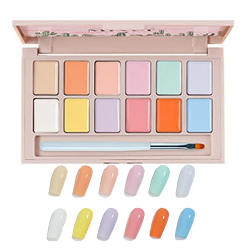 DONGCY 12 en 1 Sólido Esmaltes de Uñas en Gel 12