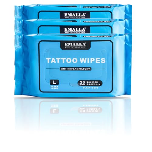 EMALLA 3pcs Toallitas Húmedas Antiinflamatorio