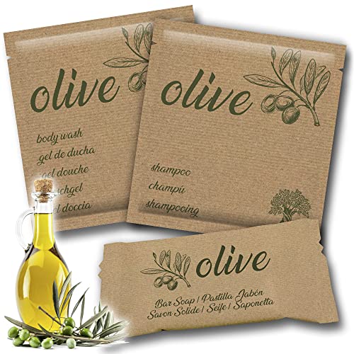 GPQ - Pack OLIVE Amenities Hotel | Kit de Gel de