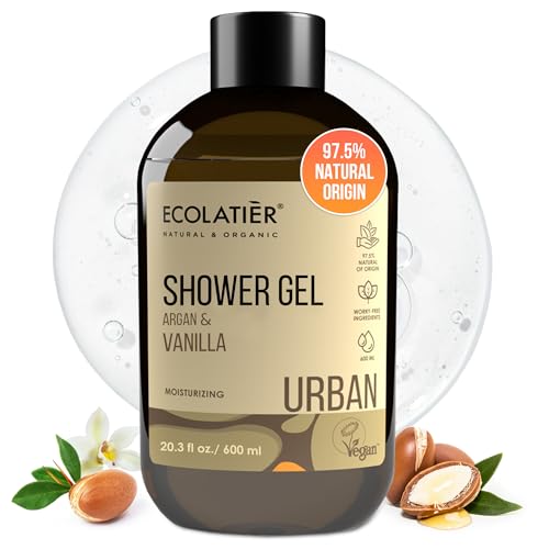 Gel de ducha Argana & Vainilla, serie ECOLATIER®