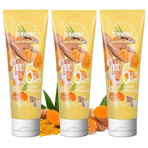 Gel de ducha exfoliante de cúrcuma: limpieza