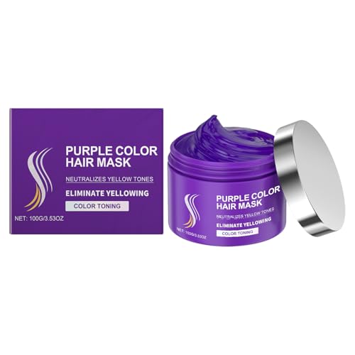 Keratin Purple Hair Mask, Mascarilla Tonificante