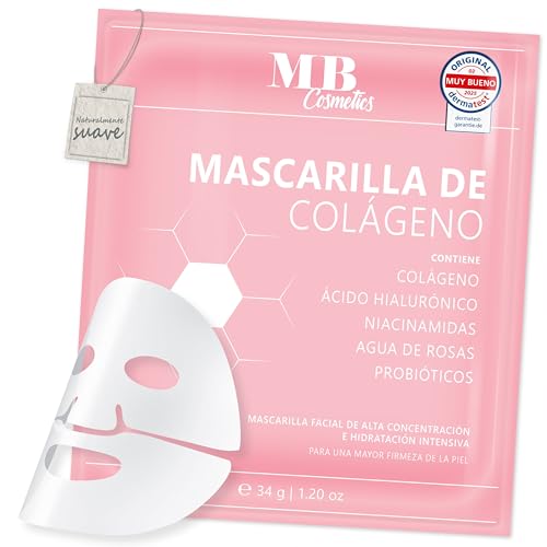 MB Cosmetics Mascarilla de colágeno – con ácido