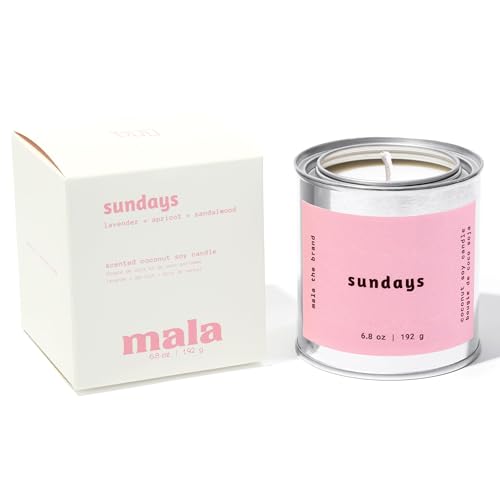 Mala Sundays - Vela perfumada de lavanda,