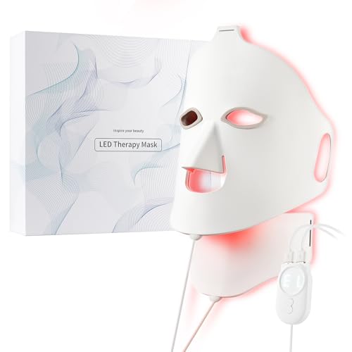 Mascarilla facial led para cara y cuello,