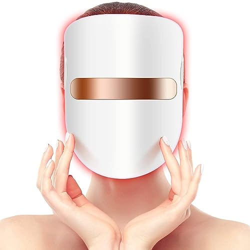 Mascarilla LED de 3 colores para terapia de