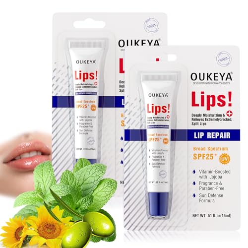 OUKEYA Bálsamo Labial SPF 25+, Chapstick Solar