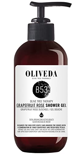 Oliveda B53 – Gel de ducha de pomelo rosa | gel de