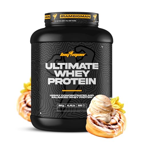 Pack BigMan Ultimate Whey Proteína 2Kg (Vainilla