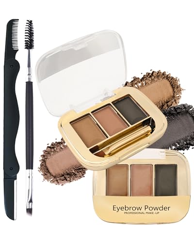 Paleta de Polvos para Cejas, Tinte Cejas de 3