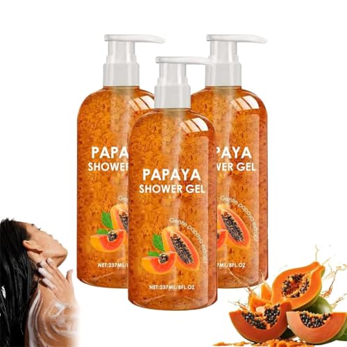 Papaya Oil-Control Hidratante Gel de ducha, jabón