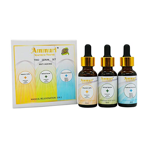 Suero antiedad, paquete de 3, suero de vitamina C,