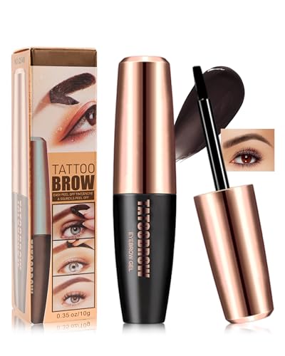 Peel Off Cejas Gel Tatuaje Cejas Color Marrón Peel