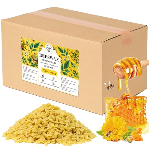 Pellets de cera de abejas orgánica 4.5KG,